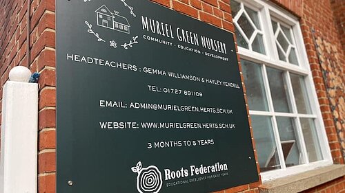 Muriel Green Nursery sign. Credit: Facebook